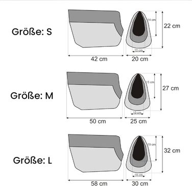Сумка-переноска для собак і котів з штучної шкіри - переноска для маленьких тварин до 5 кг - сіра, 25 x 50 x 27 см