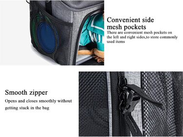 Фahrradkorb für Hunde: Дитячий велосипедний кошик для собак, дихаючий, знімний, для подорожей та кемпінгу