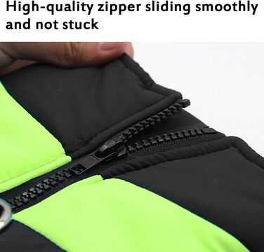 Водонепроникний зимовий одяг для собак: теплий куртка-манжетка для маленьких та середніх собак, зелений S