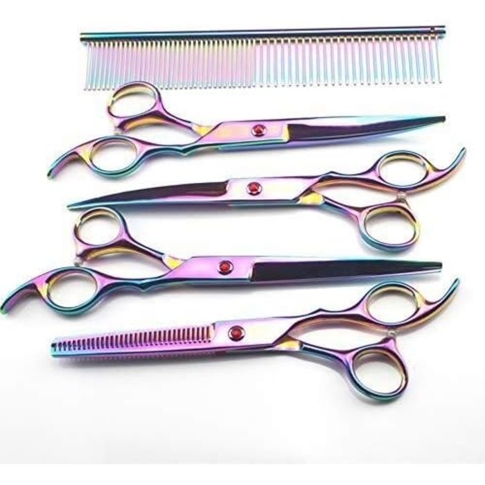 Набір для грумінгу собак та котів: професійний набір для догляду за шерстю, ножиці для стрижки, вищипування, догляд за тваринами