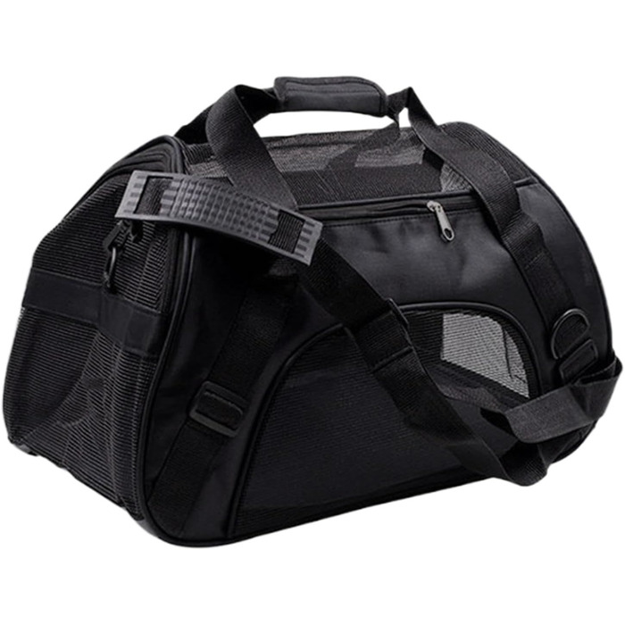 Транспортна сумка для собак та котів, складана переноска для тварин з регульованим плечовим ременем
