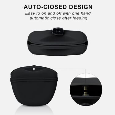 Набір для дресирування собак: клікер, сумка для ласощів з магнітними застібками, чорний