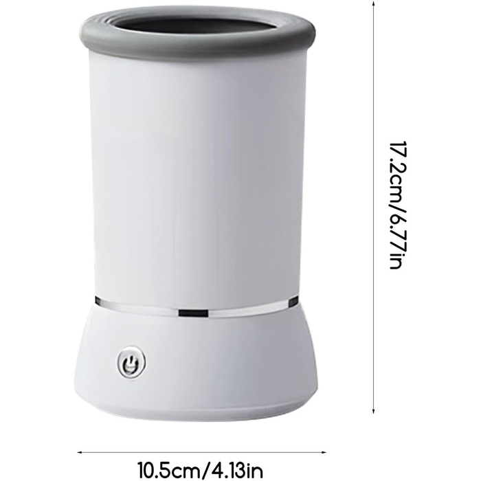 Очисник лап для великих собак - портативний аксесуар для собак, видаляє бруд та сміття з лап. Чисті лапи (білий)