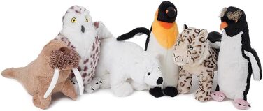 Іграшка для собак Animal Instincts Snow Mates Пінгвін Педро, велика, м'яка плюшева, зі звуком, для цуценят та дорослих собак