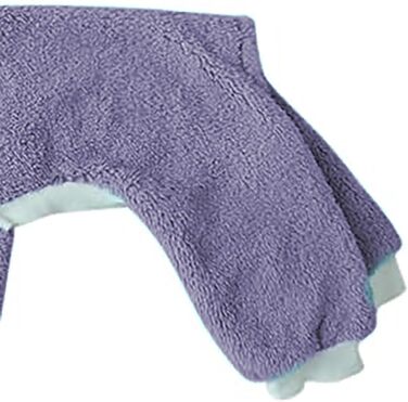 Теплий флісовий комбінезон для собак з принтом грейхаунд, з високим коміром, розмір M (2 шт.)