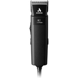 Професійна машинка для стрижки тварин Andis AG 12845, 2 швидкості, легка, знімне лезо, для всіх порід собак та котів, чорна