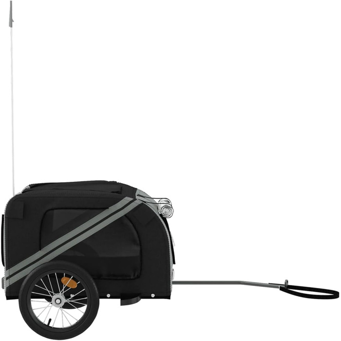 Фаркоп для велосипеда Gecheer для собак, міцний сталевий каркас, оксфордська тканина, дах з ПВХ, для безпечних та комфортних поїздок з домашніми тваринами