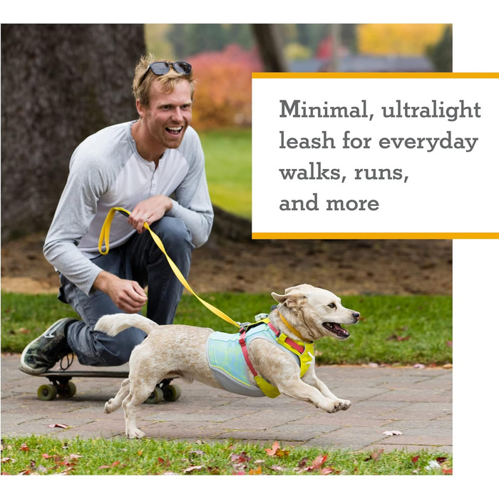 Повідок для собак RUFFWEAR Hi & Light, міцний, із вбудованою кишенею, надійний Crux-Clip, компактний, зелений Lichen Green