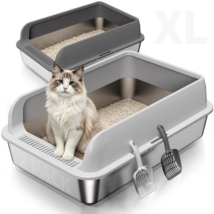 Ліжко-лежанка для котів Edestah Katzenko з ковдрою, розмір XX (XL), набір 2 шт.