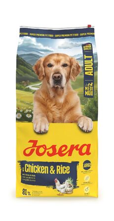 Сухий корм Josera Optiness для дорослих собак великих порід з куркою та рисом, 12.5 кг