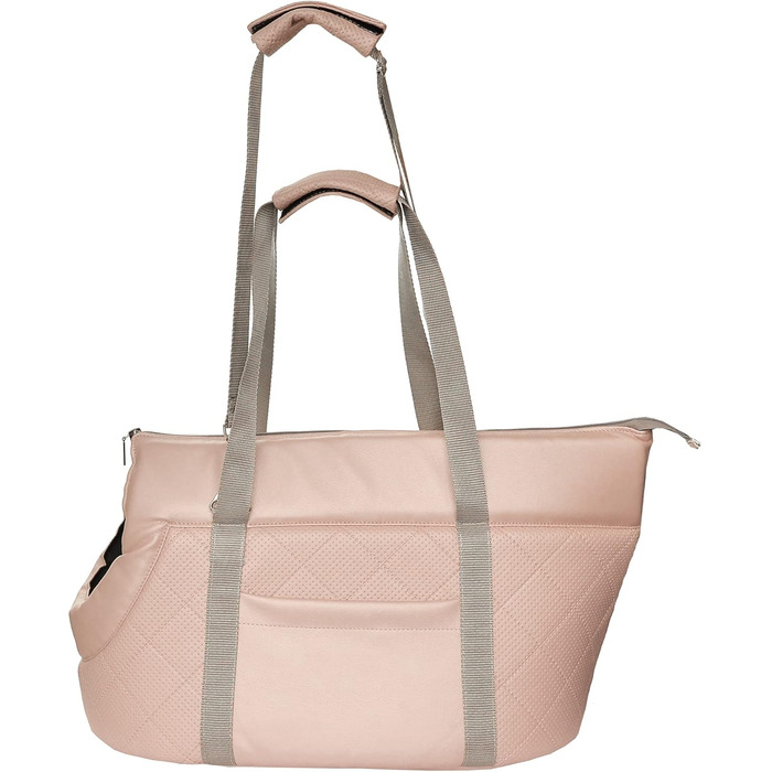 Сумка-переноска для собак та котів Boutique Zoo - рожева (штучна шкіра), до 5 кг