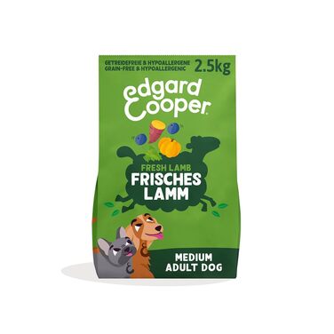Сухий корм для собак Edgard & Cooper з ягнятим, беззерновий, 2.5 кг