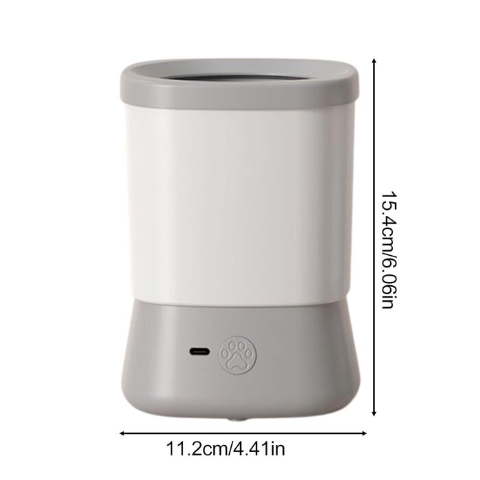 Автоматичний мийник лап для собак | Мийний кубок з захистом від бризок, 2 швидкості | Аксесуар для кемпінгу, подорожей, прогулянок