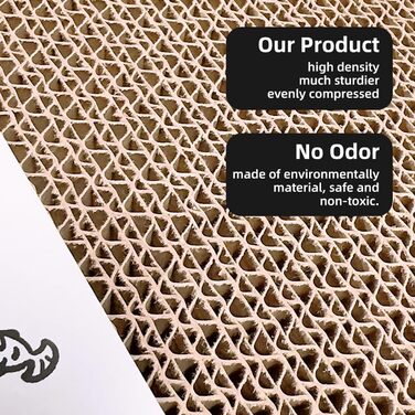 Кігтеточки для котів 2 шт. з картону L&W BROS. 3-в-1: кігтеточка, іграшка-ноутбук, м'яка мишка та дзвіночок