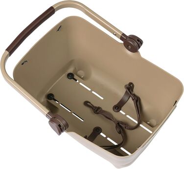 Кошик для велосипеда Basil Buddy, унісекс, дорослий, 22.5 x 22 x 43 см, коричневий