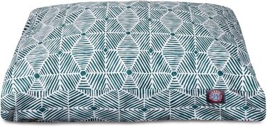 Ліжко для домашніх тварин Majestic Pet Charlie Salmon, велике, прямокутне, 127 x 107 x 13 см, лососево-рожевий