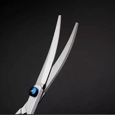 Набір ножиць для грумінгу собак та котів: прямі та зігнуті, з нержавіючої сталі