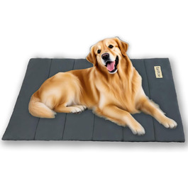 RovePad Trail: Водонепроникний килимок для собак та котів, 110x68 см, розкладний, для дому та авто (темно-сірий)