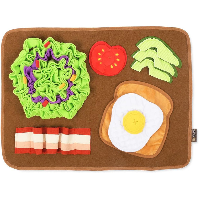 Інтерактивна килимок-нюхалка для собак P.L.A.Y. - іграшка-головоломка для собак всіх розмірів, для повільного годування та розвитку нюхових навичок, машинне прання