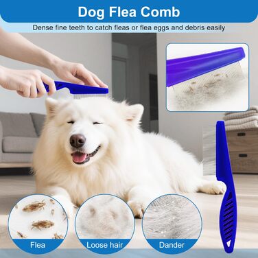 Щітка для грумінгу собак з довгим волоссям, вичісуюча щітка для золотистих пуделів, вичісуюча щітка для собак, довгі голки, розпушувач для собак (великий, вигнута)