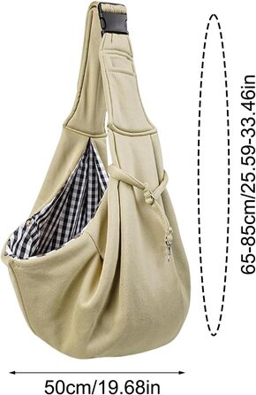 Сумка-переноска для собак та котів, Khaki. Зручна переноска для вигулу, подорожей та активного відпочинку. Регульовані ремені, легка та міцна.