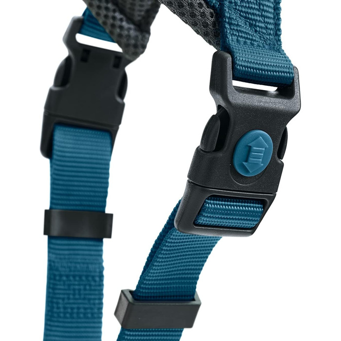 Нашийник для собак HUNTER LONDON COMFORT, дихаюча сітка 3D, 2-разове регулювання, безпечна застібка, міцний, легкий та зручний у догляді, темно-синій, розмір M