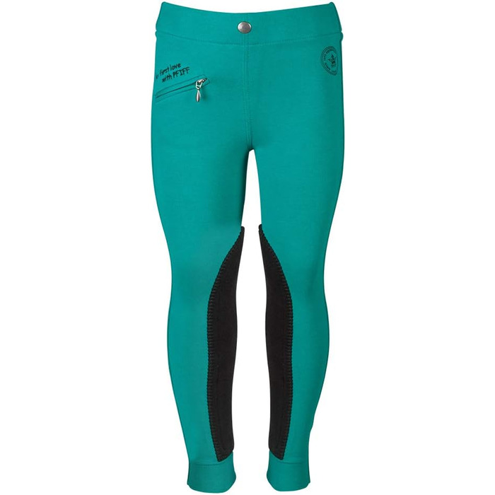 Дитячі штани для верхової їзди PFIFF Ella, 152, блакитно-чорний колір