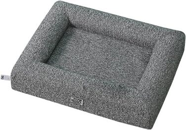 Ортопедичне розкішне ліжко для котів та собак Dear Darling DD-01 з Memory Foam, знімним чохлом та підтримкою природного вирівнювання тіла (XL, Антрацит)