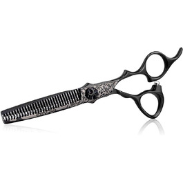 Професійні ножиці для волосся PURPLEBIRD 6 дюймів (ефільовані) з японської сталі 440C для жінок та чоловіків