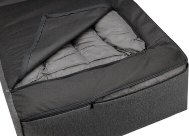 Ліжко для собак Glamour New чорне Inari, знімний чохол, розмір M 78x53 см, для малих і середніх порід