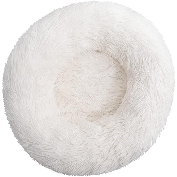 Кругле ліжко для собак та котів Chickwin, тепле м'яке ліжко-подушка Donut, миється, не слизьке, для маленьких, середніх та великих собак (40см)