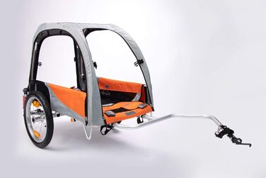 TrendPet Comfort Wagon M: Алюмінієвий причіп для собак з підвіскою, сірого кольору