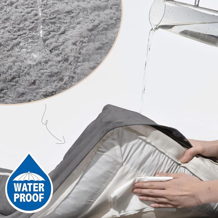 Ортопедичне собаче ліжко Comfort Expression для великих собак. Водонепроникне, зручне, знімний чохол, сірий колір. Розмір: 91 x 69 x 19 см