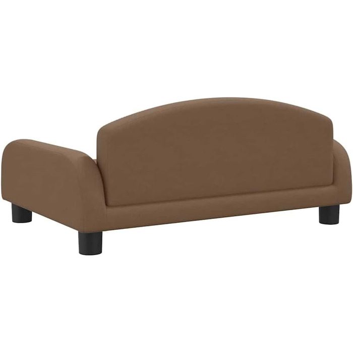 Крісло-ліжко для собак, м'яке ліжко для тварин, диванчик для маленьких собак та котів, коричневий, 70 x 45 x 30 см