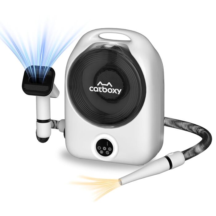 Пылесос для груминга собак (білий)