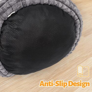 Кігтеточка-ліжко для котів XIAPIA, 58x20 см, сіре, м'яке та тепле, з ортопедичним дном