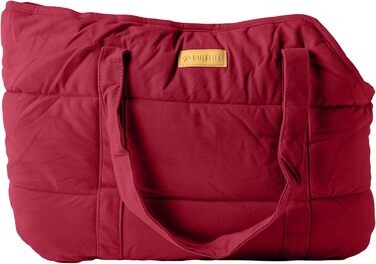 NoblePup Сумка-переноска для тварин, м'яка, плюшева, з надійним кріпленням ремінця, легка, для маленьких собак та цуценят, кремового кольору (Rot/Ausflug, однотонна (Getaway Solids))