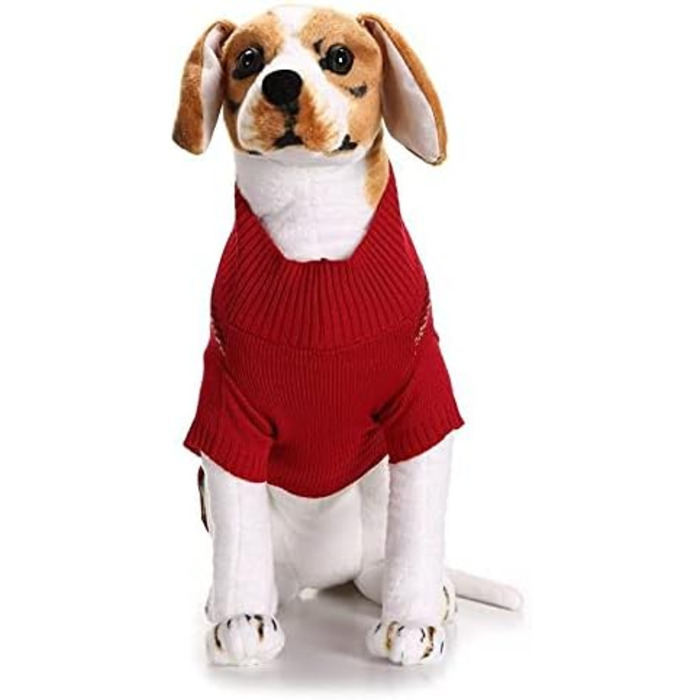 Пуловер для собак ABRRLO з бавовни, теплий зимовий костюм для святкування Нового року, розмір XXL, KitzD