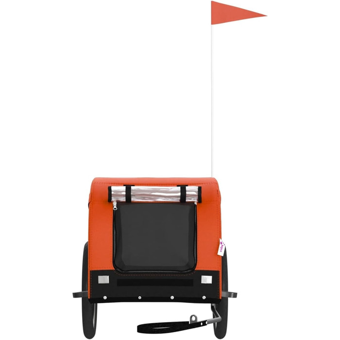 Навіс для собак Robuster, Oxford-тканина, ПВХ-вікно, вантажопідйомність до 45 кг, оранжево-чорний, модель 94005