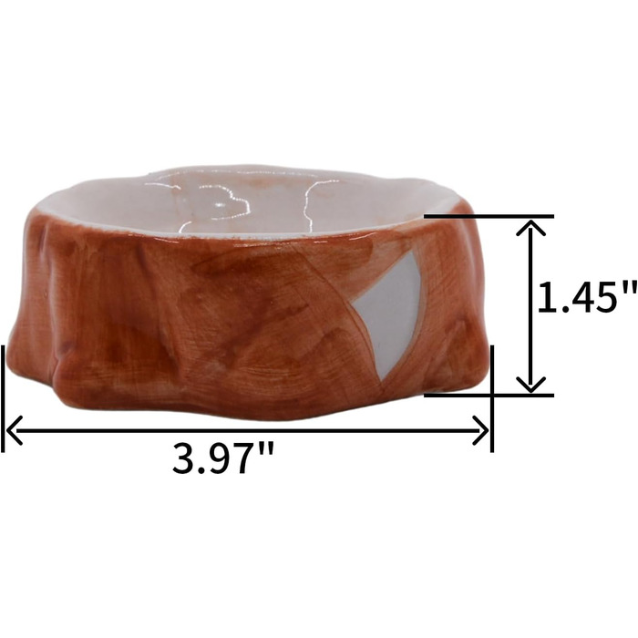 Миска для тварин ANMOO: керамічна годівниця для хом'яків, щурів та інших дрібних тварин