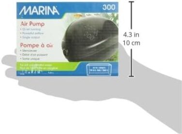Marina 11118 компресор для акваріума 300, до 265 л, чорний