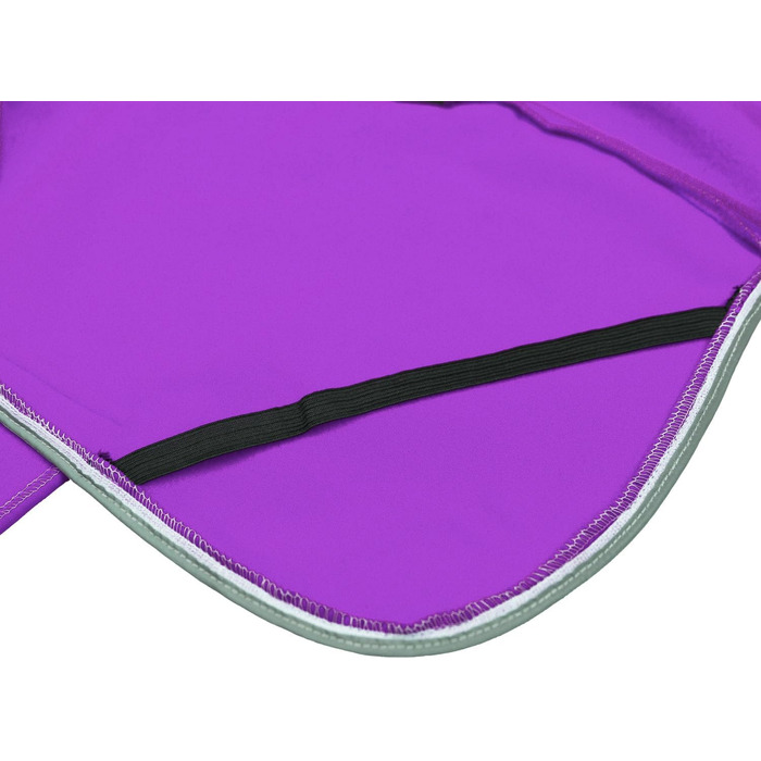 Водонепроникний жилет для собак Softshell з порталом для повідка та клямкою (S, фіолетовий)