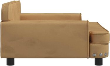 Лягальня для собак VidaXL, 90 x 53 x 30 см, коричнева