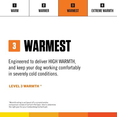 Carhartt фірмова утеплена куртка для собак, водостійка, міцна, без PFAS, для холодної погоди, коричнева, розмір M