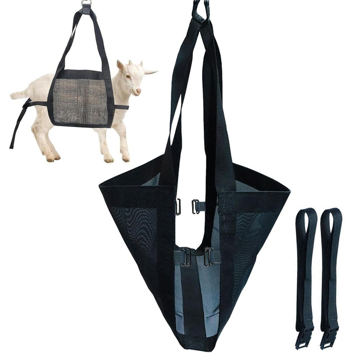 Вага для собак, телят, ягнят та альпак | Переносний знімний ремінь для грумінгу