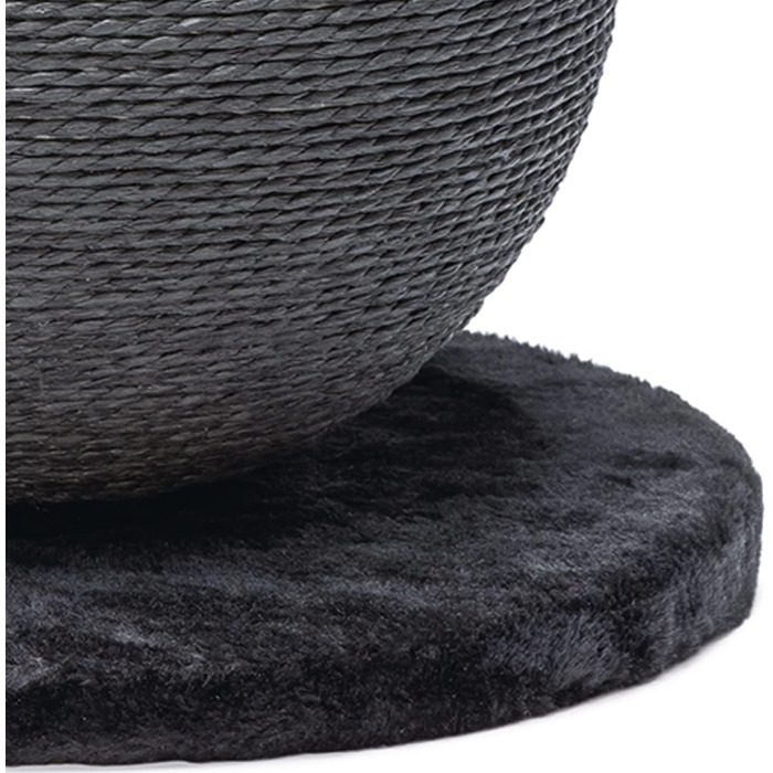 Karlie Kratzball Bolly - іграшка-дряпалка для котів, 30,5 x 30,5 x 28 см, чорний колір