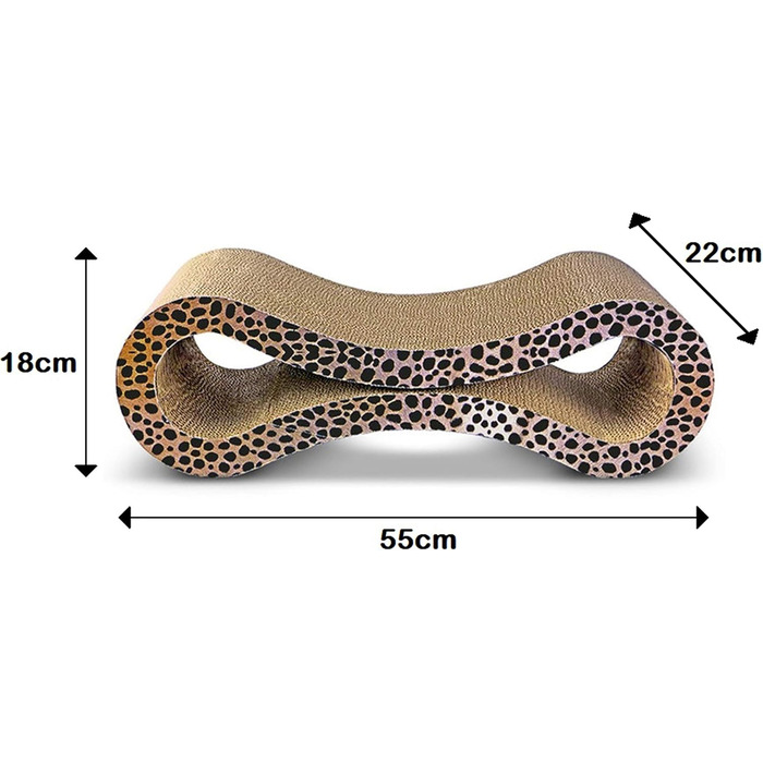 Картонна лежанка-клітка для котів Just-Sale Katzen Lounge 8 шт. - іграшка та місце для відпочинку