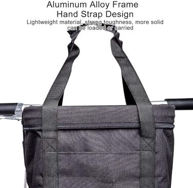 Складаний велосипедний кошик для тварин, знімний кріплення на кермо, для собак та котів, швидке кріплення, чорний