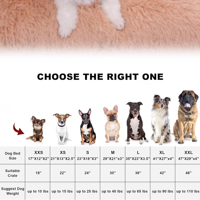 Водонепроникне собаче ліжко Bedfolks знімним, пральним чохлом, м'яким штучним хутром для великих собак, пухнасте ліжко-будка, 88,9 x 58,4 см, темно-сірий (Large, масивна верблюжа шкіра)