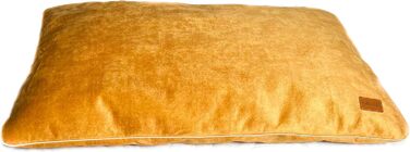 М'яке ліжко для собак середнього розміру, 90x60 см, велюр, зелений колір, легко миється